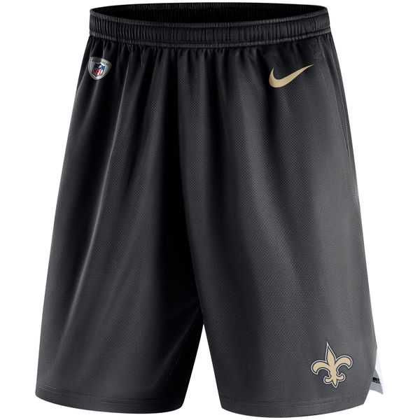 Men's New Orleans Saints Nike Black Knit Performance Shorts,We sell and wholesale Men's New Orleans Saints Nike Black Knit Performance Shorts on line form chian!
